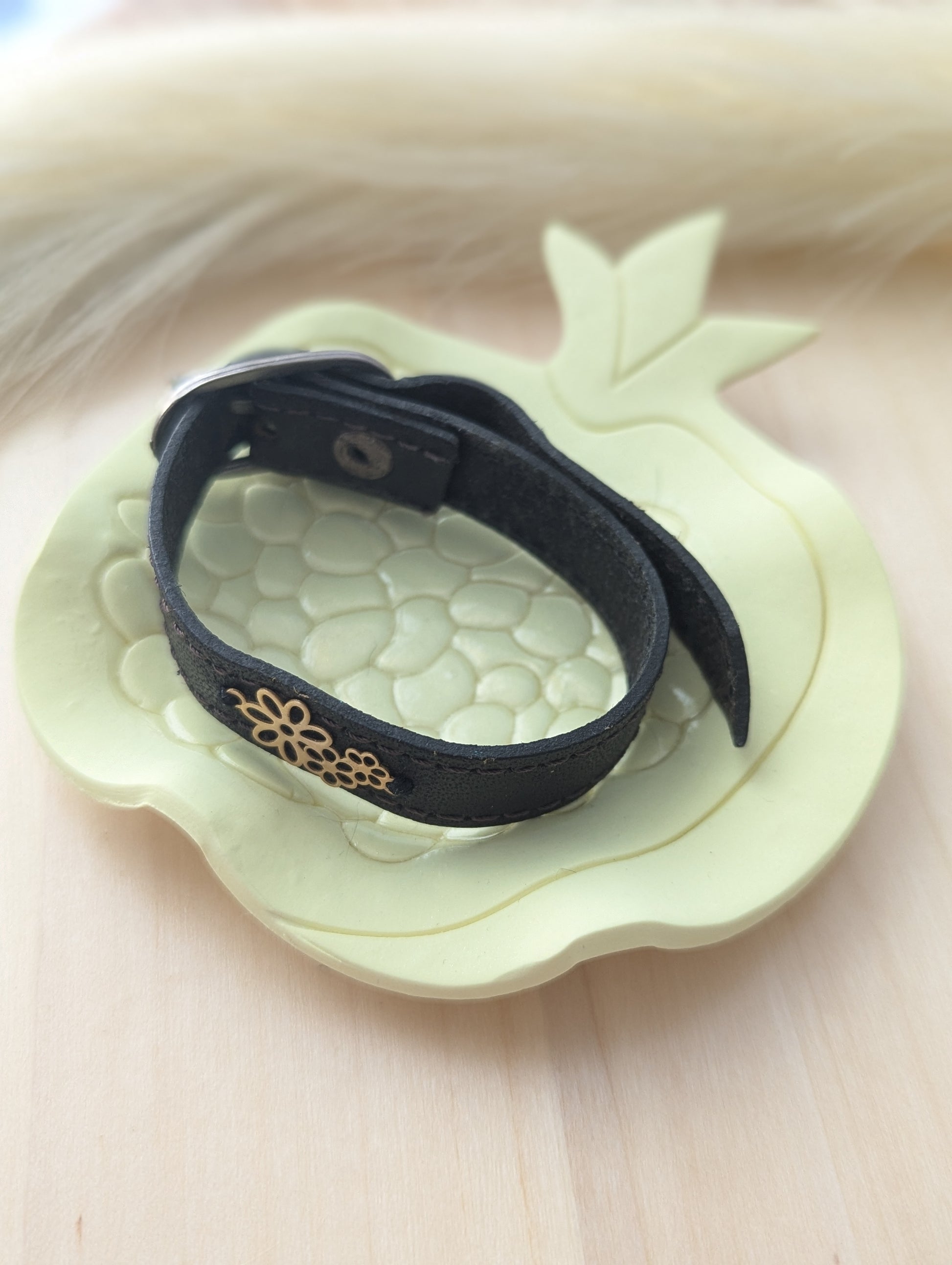 handmade yellow polymer clay pomegranate shape trinket dish. Perfect for styling your home or organizing your favorite small items. also can be gifted as a meaningful present.